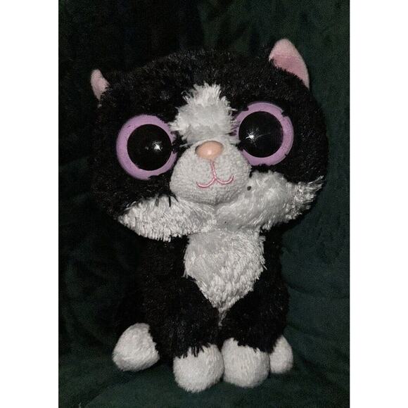 Ty Pepper Cat 2013 6” Retired Ty‎ Purple Heart Tag - Picture 1 of 3